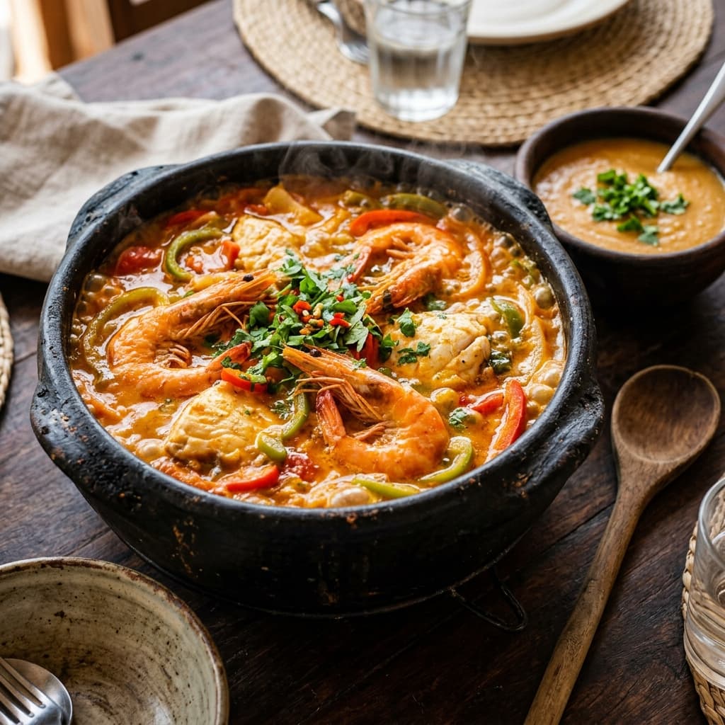 Legítima Moqueca Baiana de Peixe e Camarão